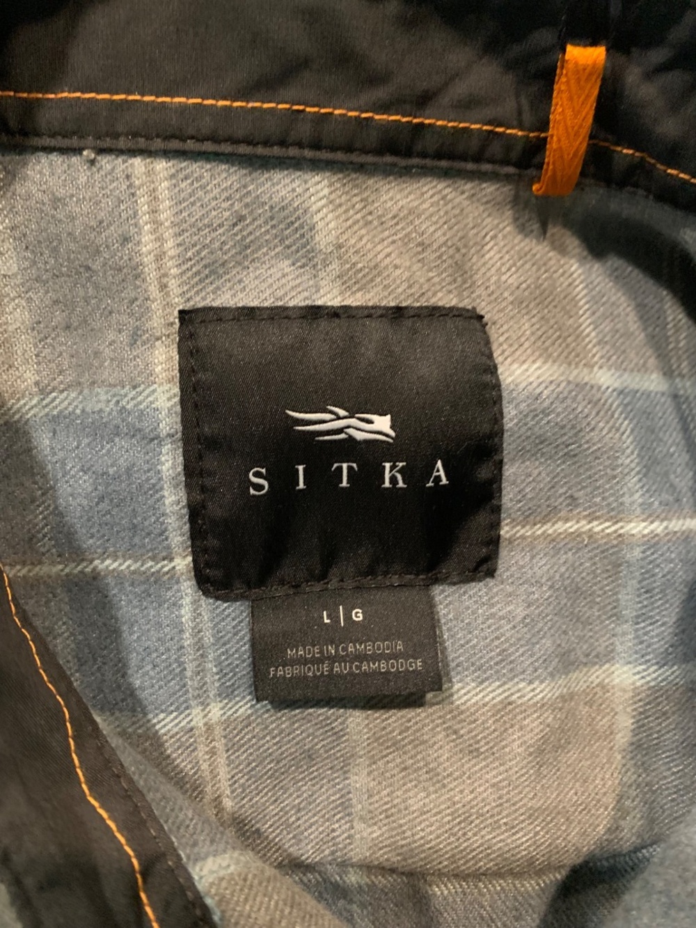 Men’s Sitka Flannel shirt - Picture 4 of 4